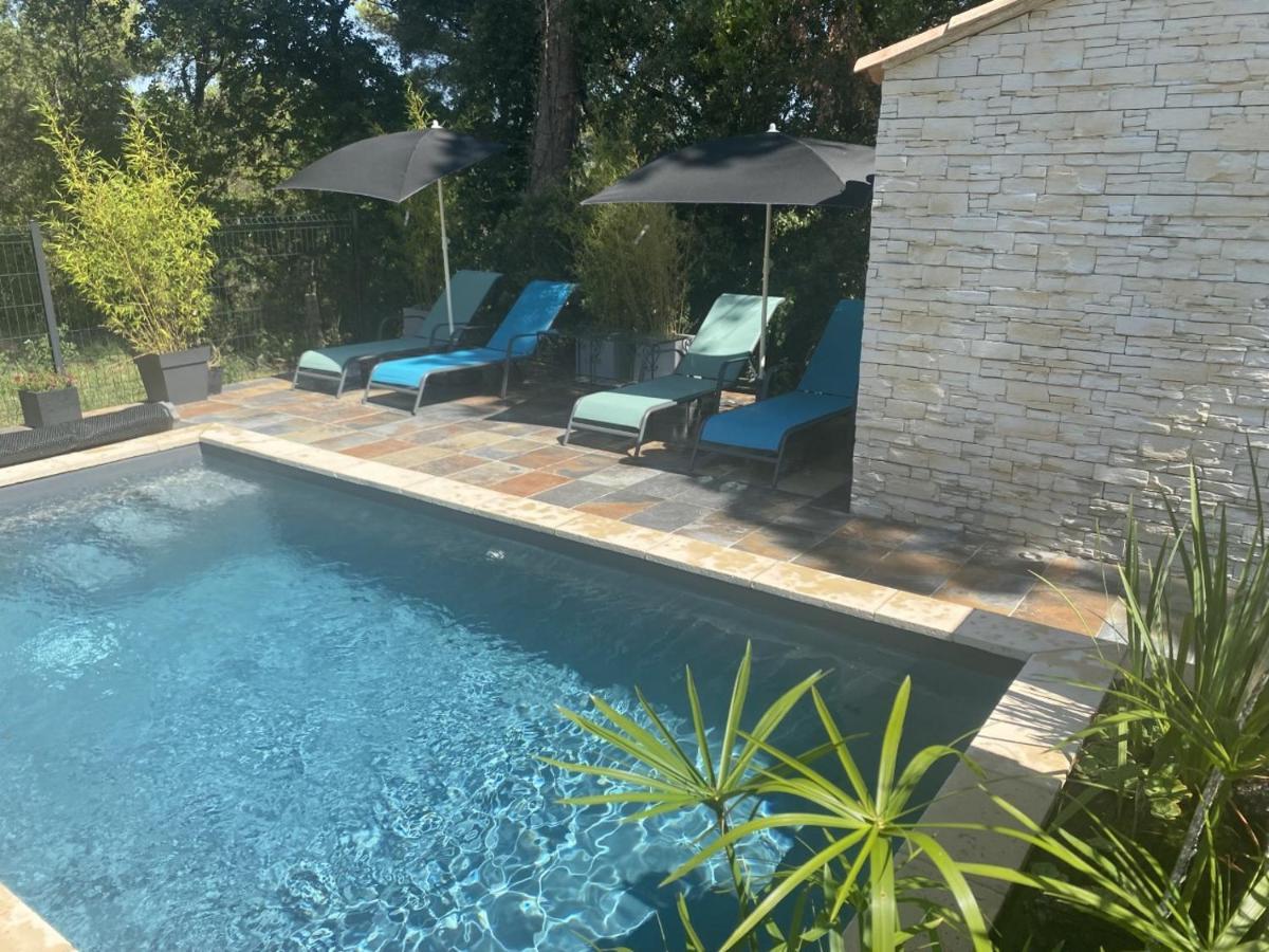 La Suite De Charme Du Mas De La Fontaine De Jonquier Avec Spa Privatif Séguret Εξωτερικό φωτογραφία